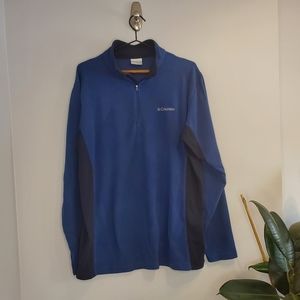Columbia Thin Fleece Navy Blue and Black